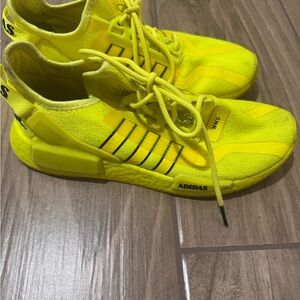 Adidas Neon Yellow Athletic Shoes